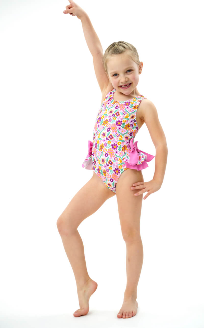 Bloom Floral Bow Swimsuit